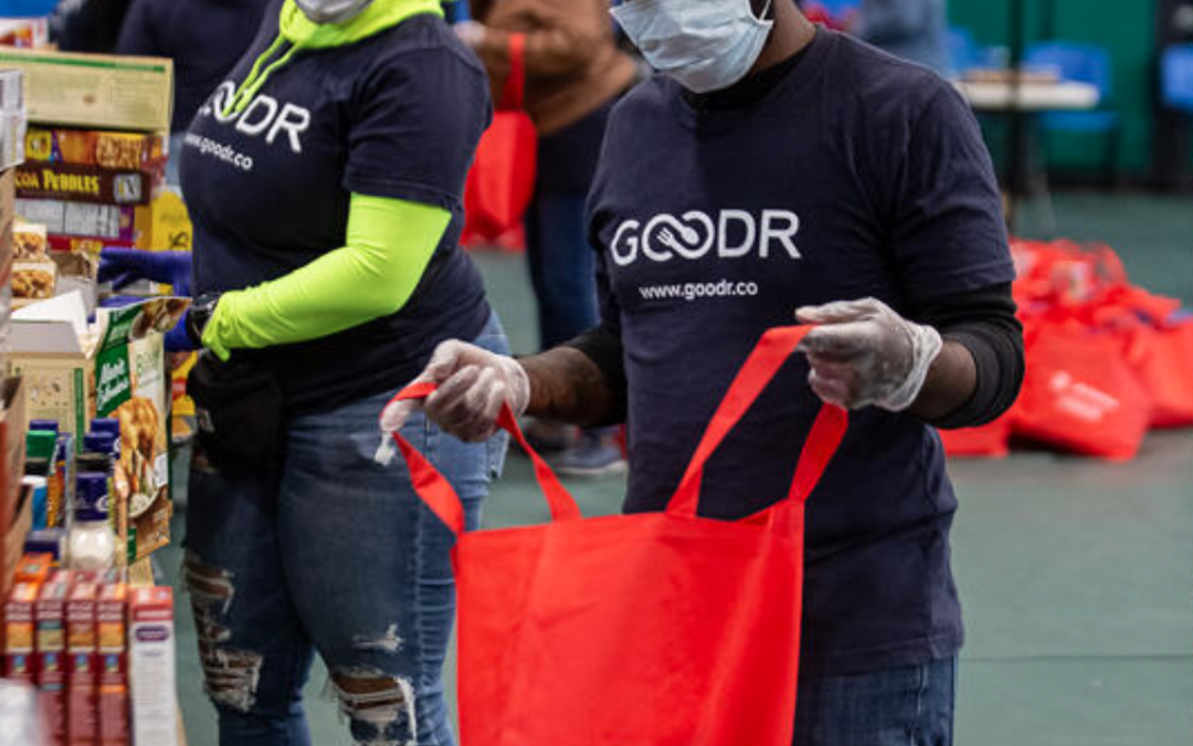 Goodr and Porsche Host Pop-Up Grocery Stores to Aid Families Struggling During the Pandemic